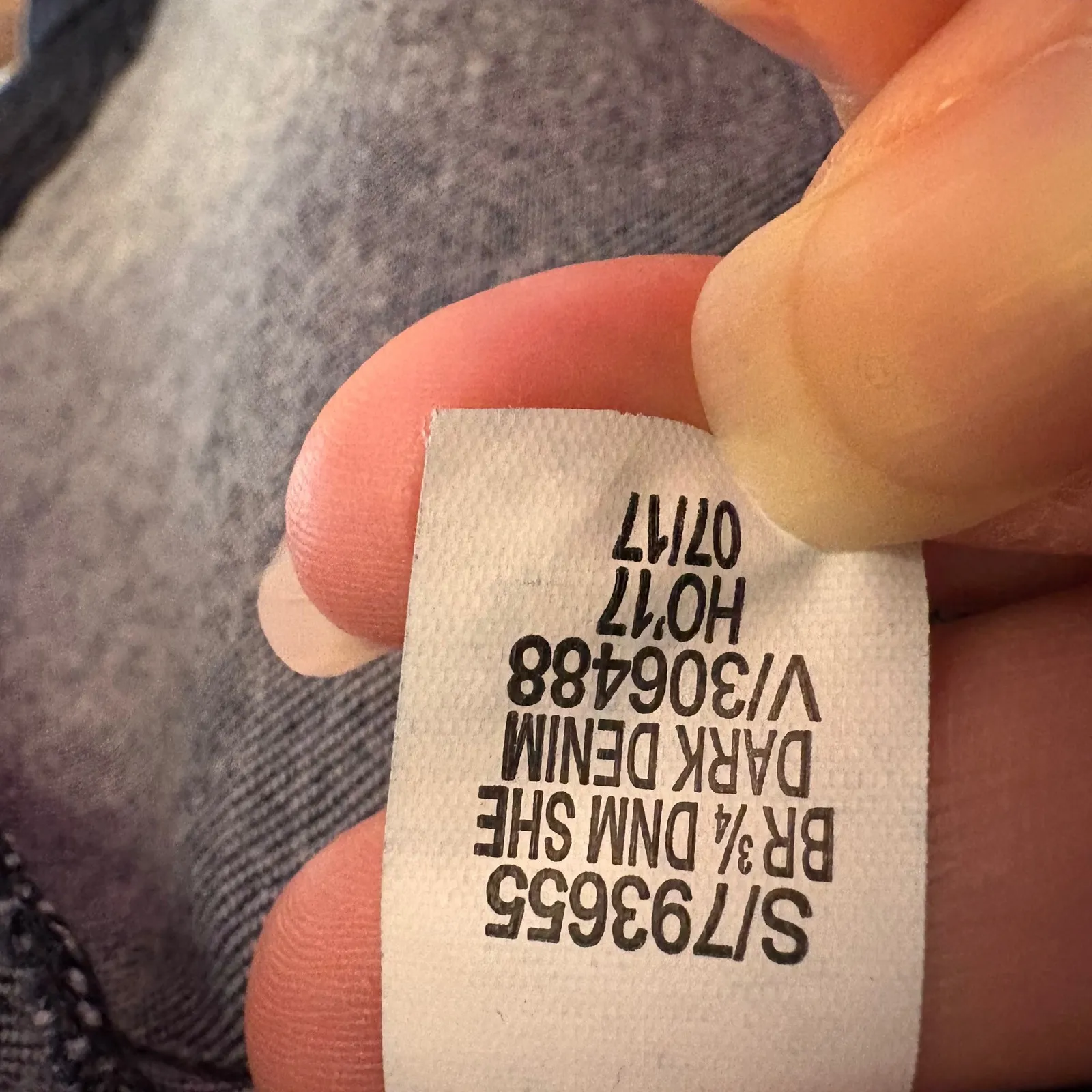 Banana Republic Dark Wash Denim Sheath Dress 3/4 Sleeve Size 8 - Image 6