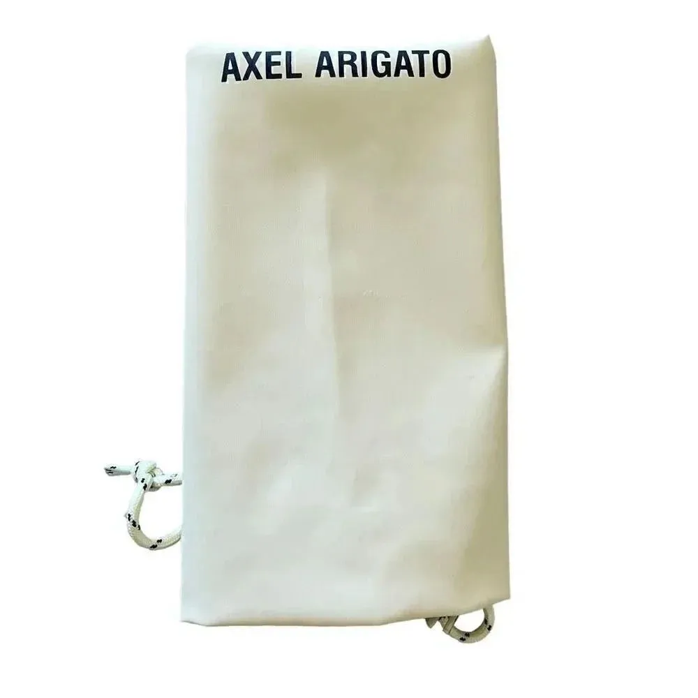 Axel Arigato Plastic Soft Material Dust Bag with Drawstring Closure # 1354 Yellow - Image 6
