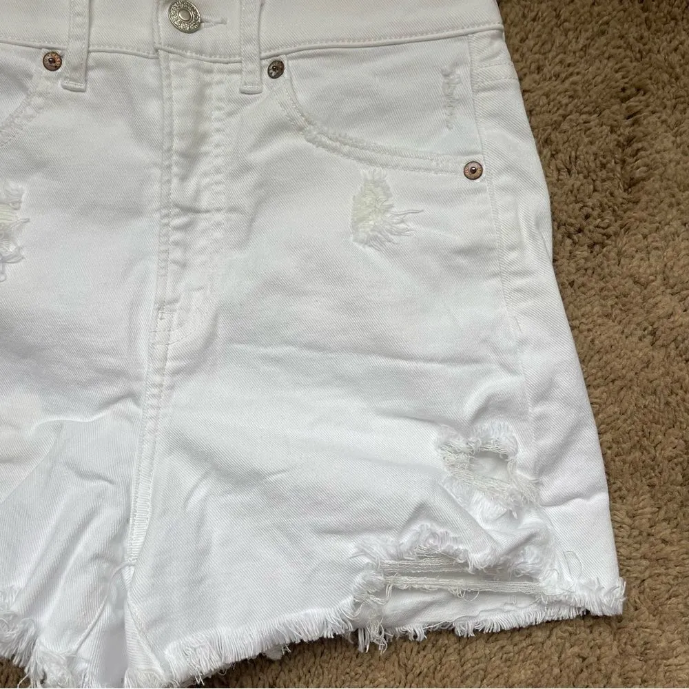 Express Super High Rise Mom Shorts - Image 6