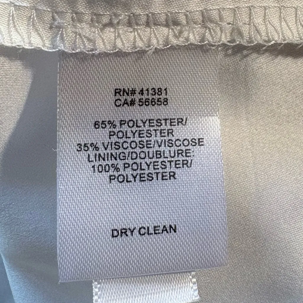 Lauren Ralph Lauren Ruffled Sheer Overlay Polkadot Dress – Size 8💛 - Image 8