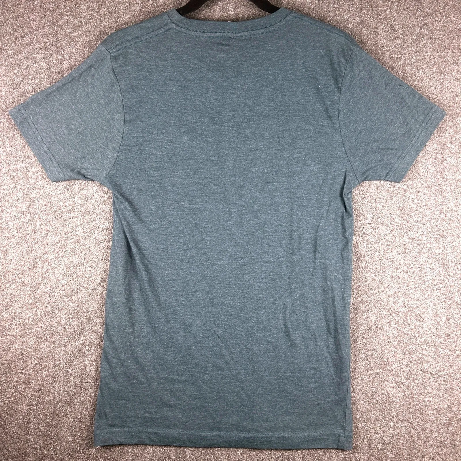 Womens Christian T Shirt Love is Patient Kind Religious Heather Blue‎ Tee Small Blue - Image 4