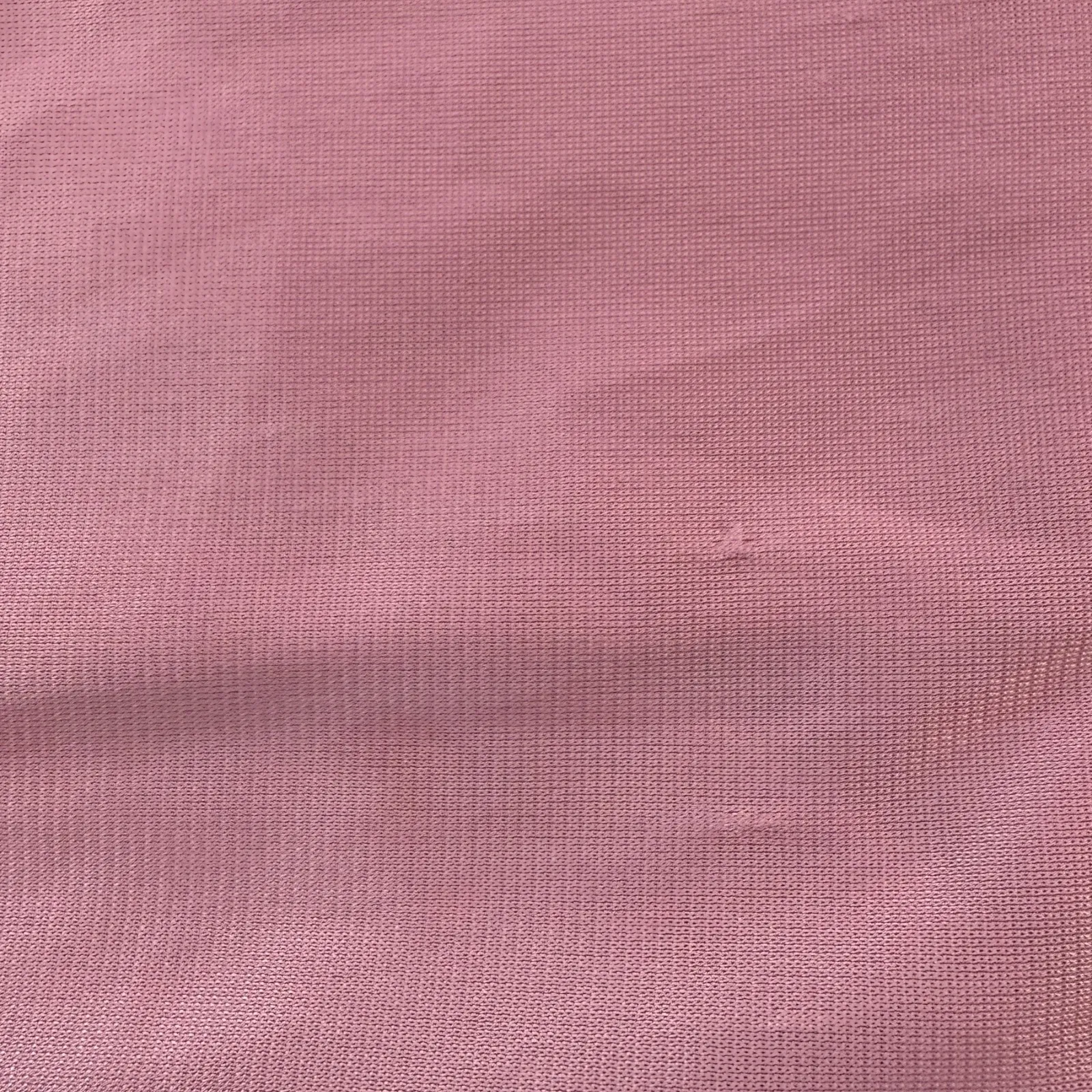 VTG Vanity Fair Pink Nylon Nightgown Sleep Dress M Lace Trim V-Neck Retro - Image 7