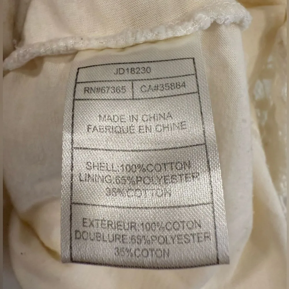 Jack Crochet Knit Off-White Dress Size 6 - Image 8