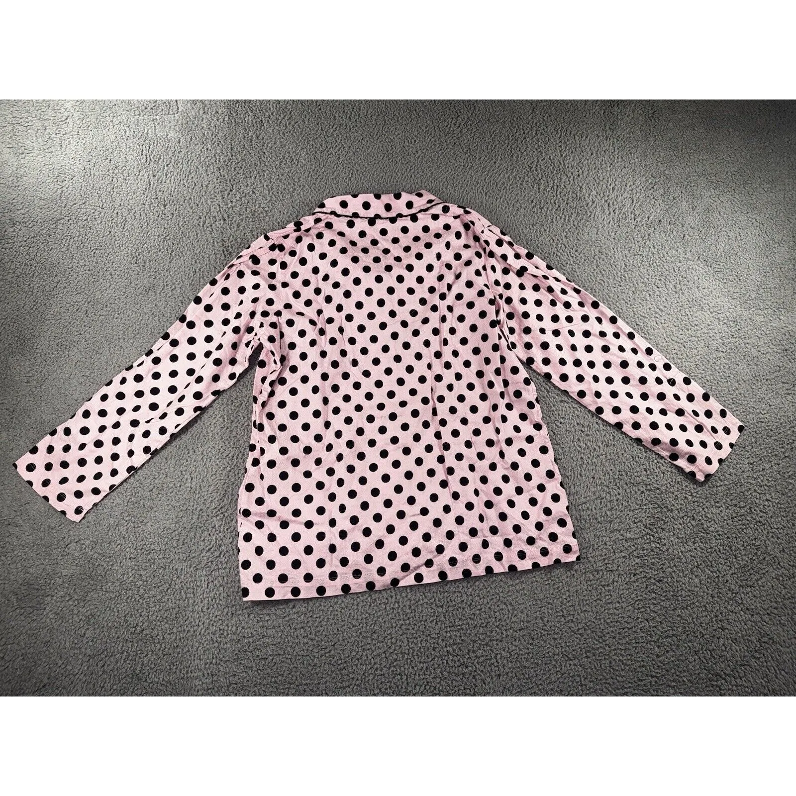 Victoria’s Secret Pajama Shirt Women’s Large Sleep Lounge‎ Long Sleeve Button Up - Image 3