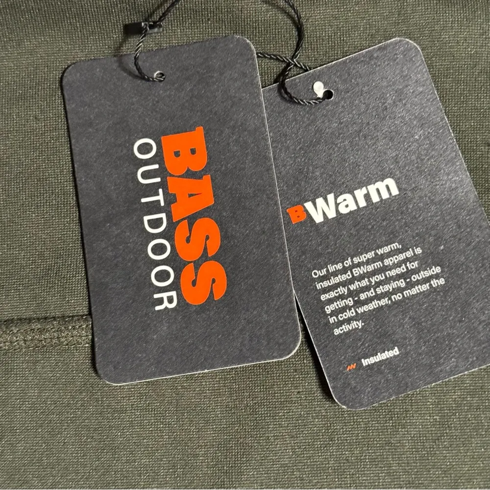 Bass Outdoor Fleece Zippered Jacket Green - Image 10