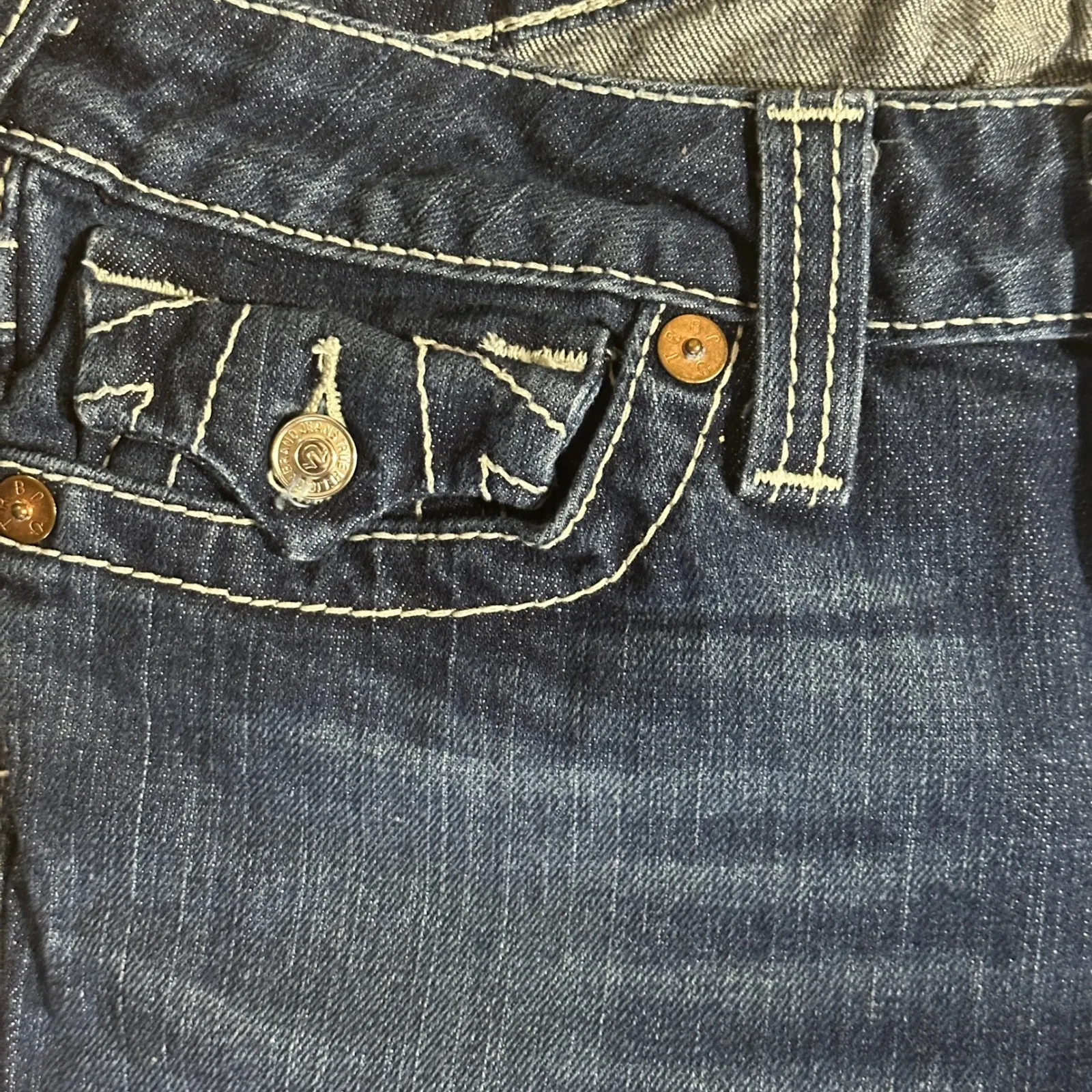 True Religion Womens Skinny Jeans Dark Wash White Stitching Detail Size 29 USA‎ - Image 7