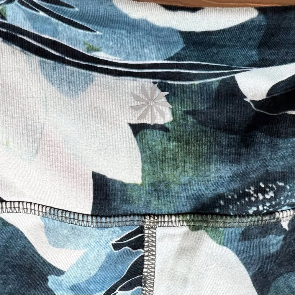 Athleta‎ Tropical Mesh Chaturanga 7/8 Leggings Tapered Leg Super Flattering Sm - Image 6