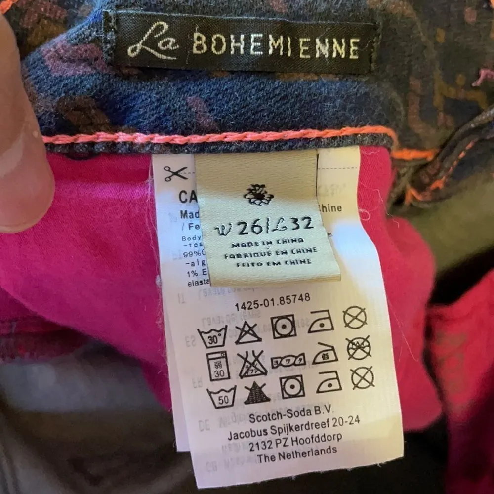 Maison Scotch La Bohemienne Mid Rise Skinny Geometric print jeans - Image 3