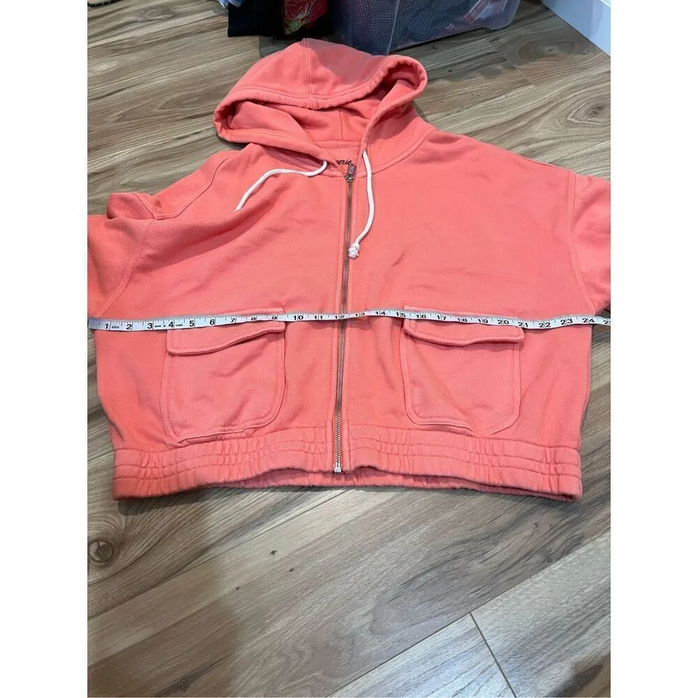 AERIE CROPPED FULL ZIP HOODIE sz XL - Image 7