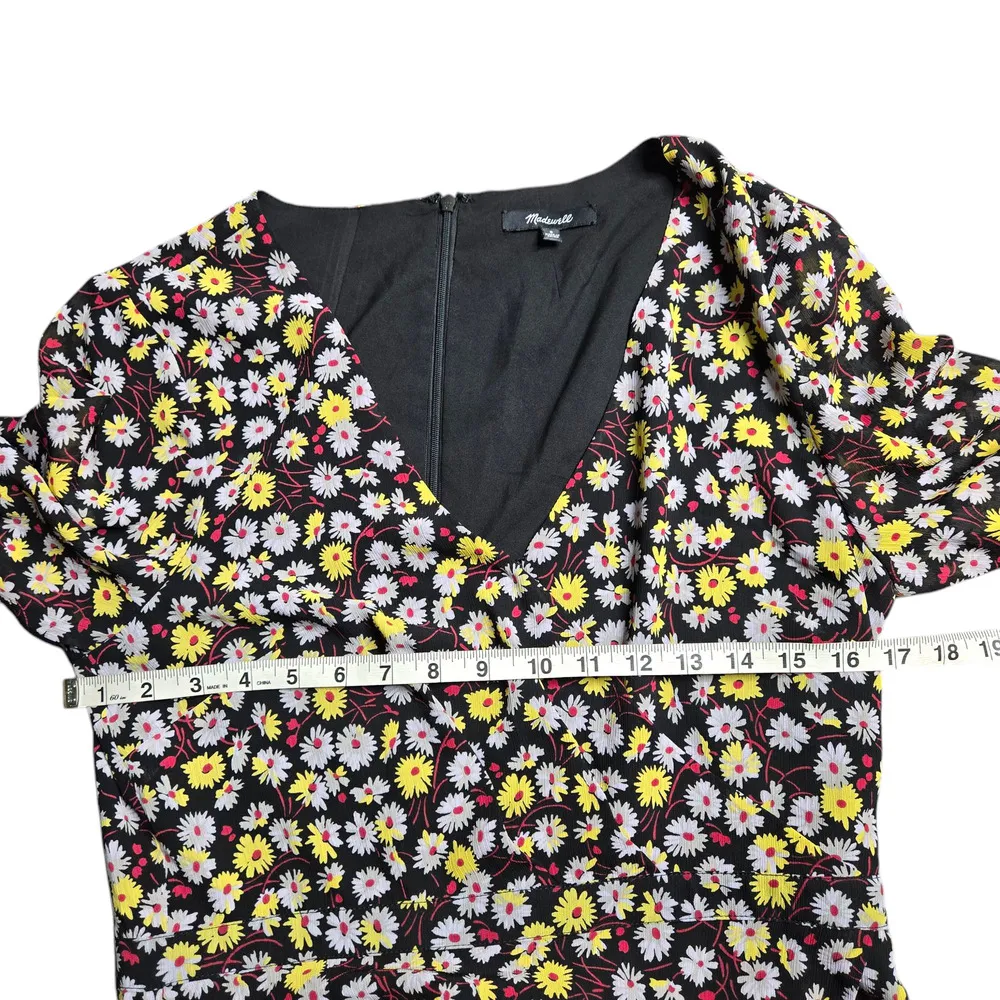 Madewell Wrap-Front Maxi Dress in French Floral Size: 8 - Image 3