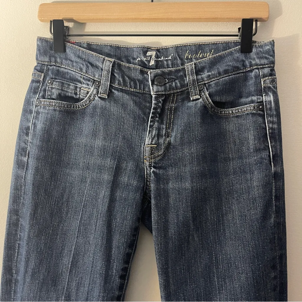 Vintage Y2K 7 for All Mankind Bootcut Jeans Size 26 Low Rise - Image 4