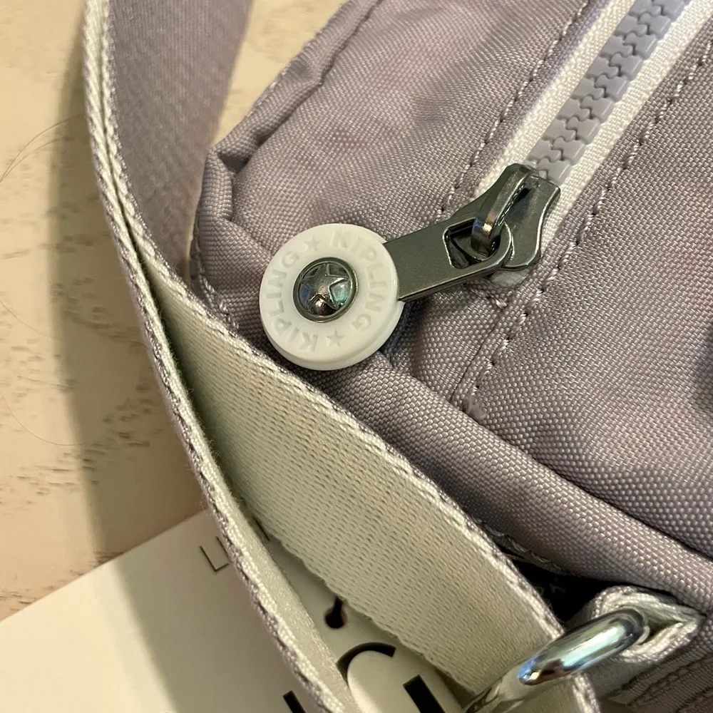 Kipling  | Gunne Tender Grey | Mini Backpack W/ Fuzzy Gorilla Charm | NWT - Image 11