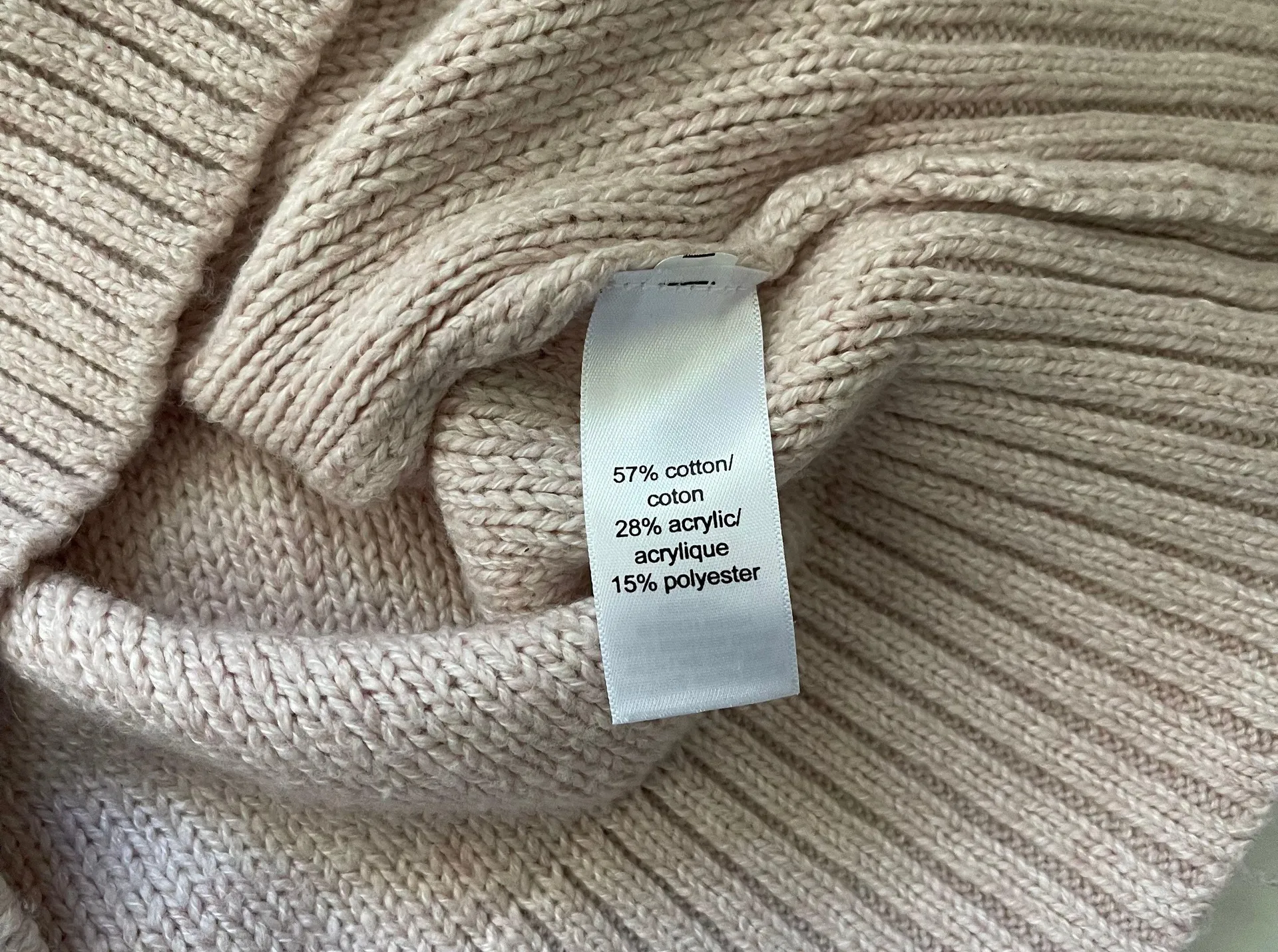 Maurices Light Pink Cable Knit Open Sleeve V-neck Tunic Sweater - Image 10