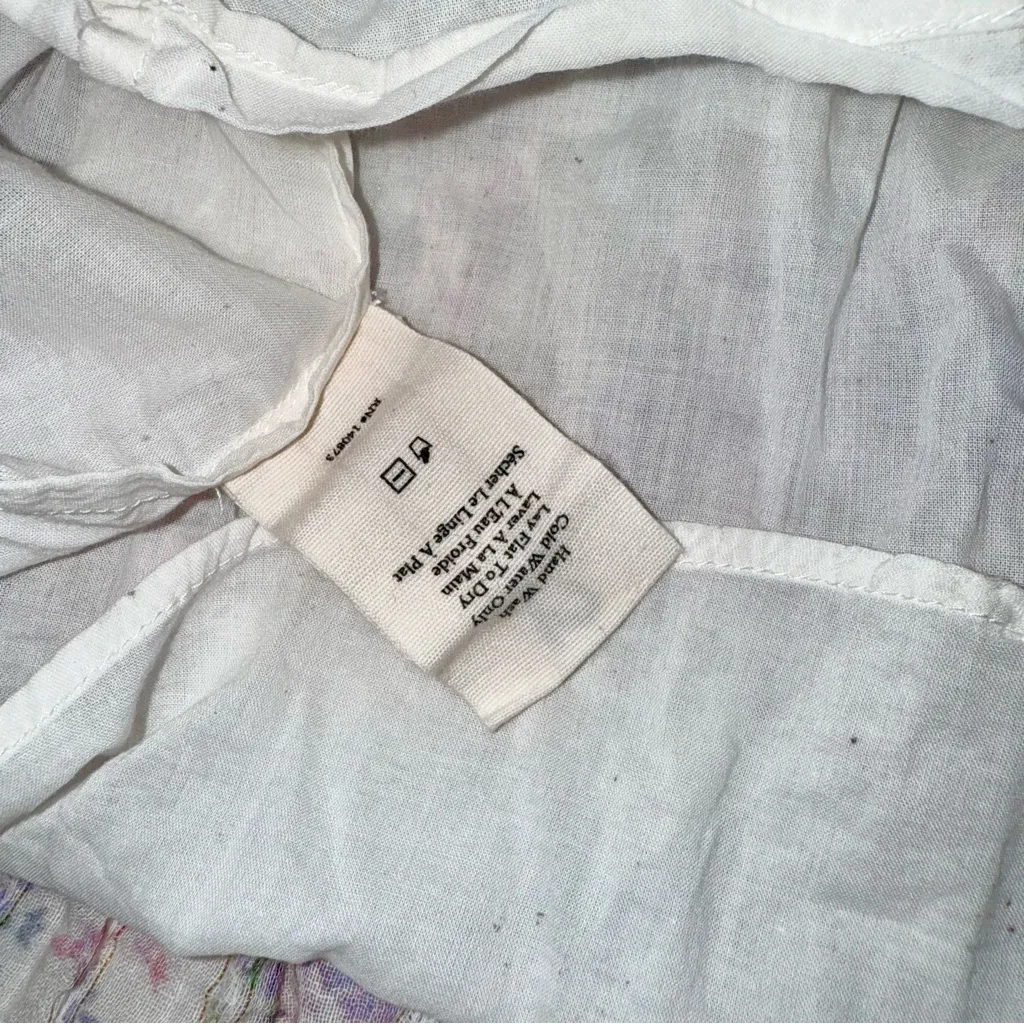 Loveshackfancy Shanely Printed Floral Mini Ruffle Dress size Medium - Image 9