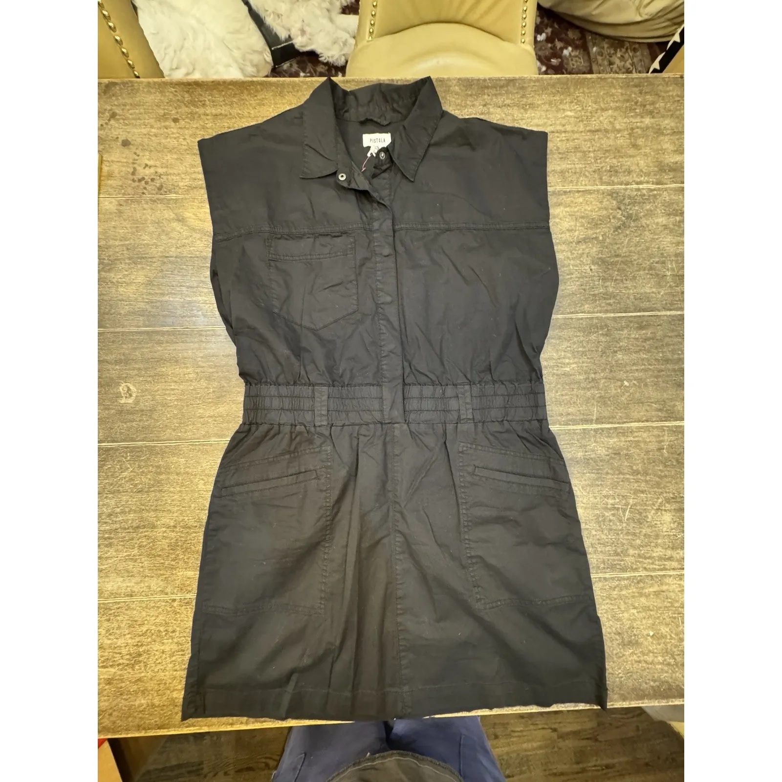 Pistola Rosie Mini Dress Fade To Black Size XL Utility Grunge - Image 3