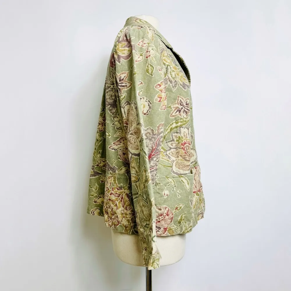 Coldwater Creek tapestry vintage blazer jacket with pockets - Image 7