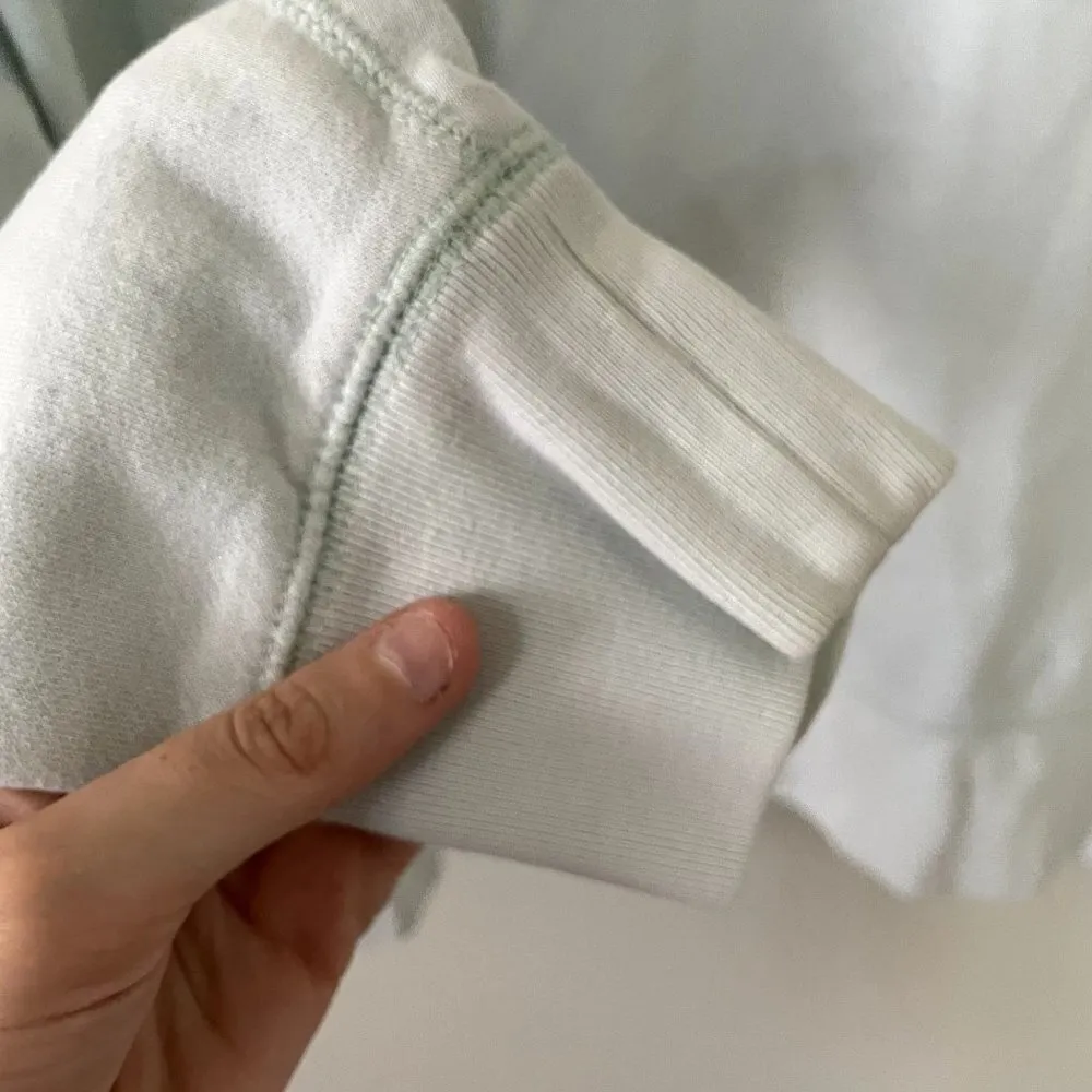 GAP light blue crewneck sweater fleece comfortable casual athleisure workout - Image 4