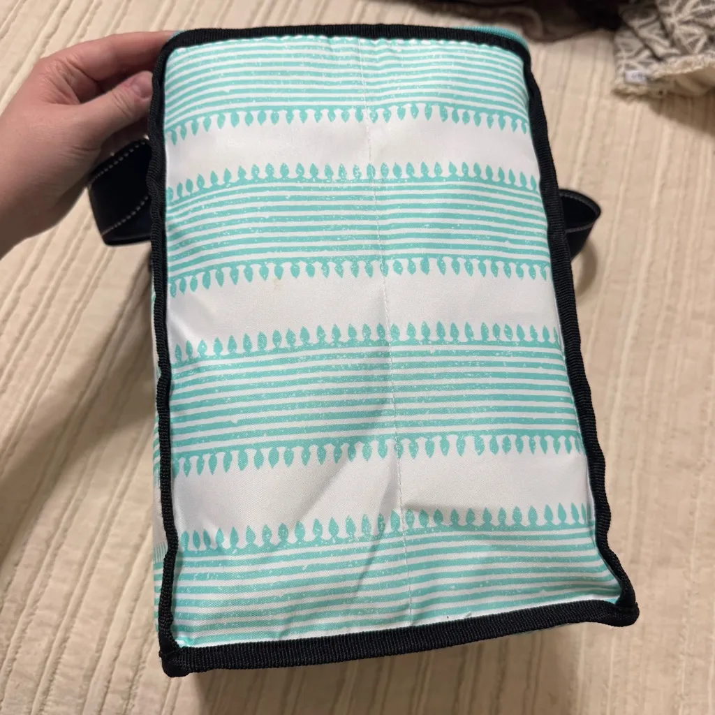 Scout Pleasure Chested Striped Insulated Tote Bag Blue - Image 4