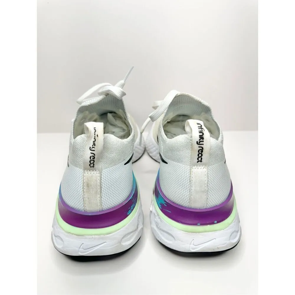 Nike Sneakers Size 10 Women's React Infinity Run Flyknit White Ombre 2020 - Image 5