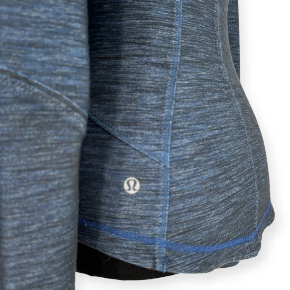 Lululemon | Size 4 | Blue / Black Slub Denim Reversible Limitless Forme Jacket - Image 8