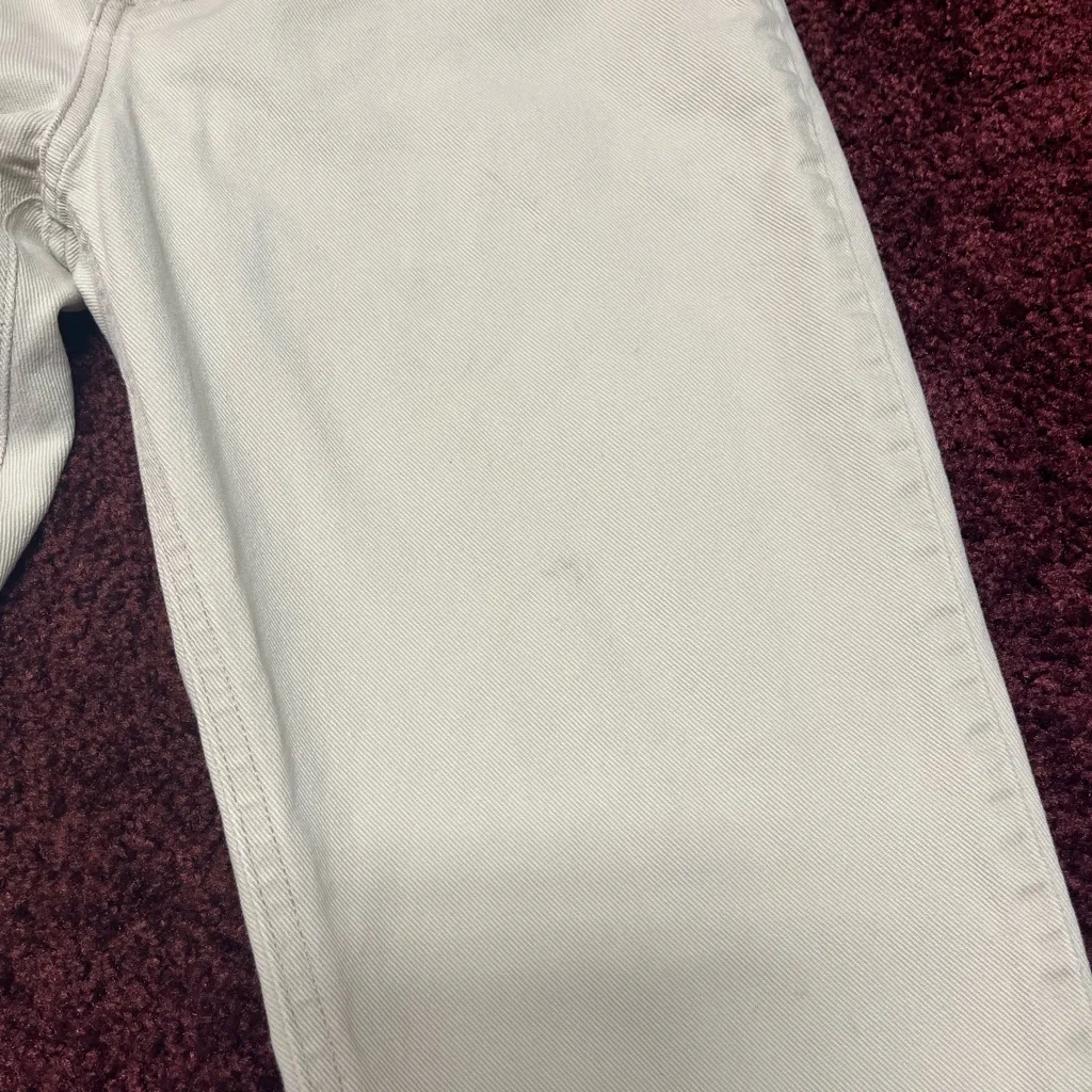 Vintage cream straight leg jeans - Image 6