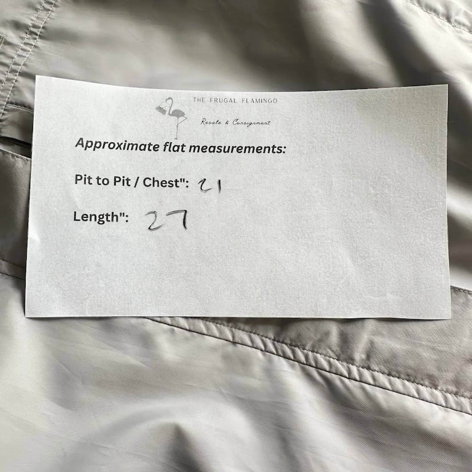 Lauren Ralph Lauren Jacket Womens Small Zip Lined Vest Grey Windbreaker Outdoor - Image 8