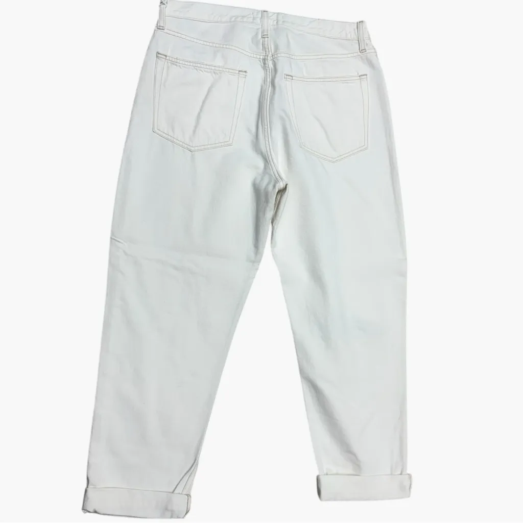 Ética Vintage White Finn Slim Straight Ankle Jeans Size 31 Vintage White NWT - Image 3