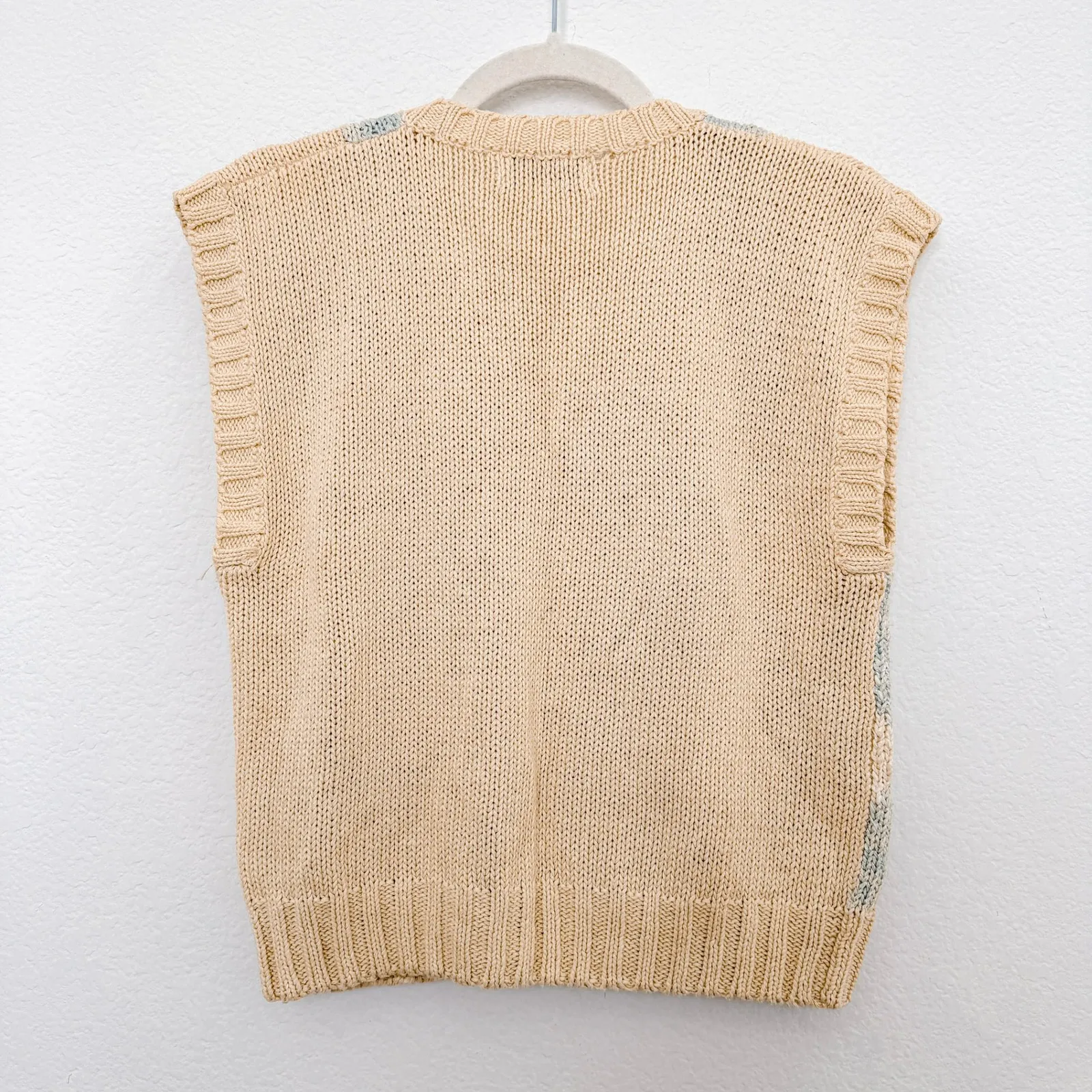 VTG JH Collectibles Womens Sweater Vest Size XS Argyle Preppy‎ 90s Y2K Academia Yellow - Image 5