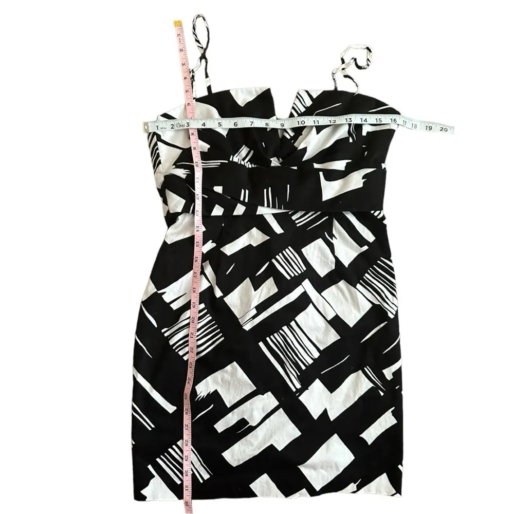 White House Black Market Abstract Dress Womens Size 8 - Image 5