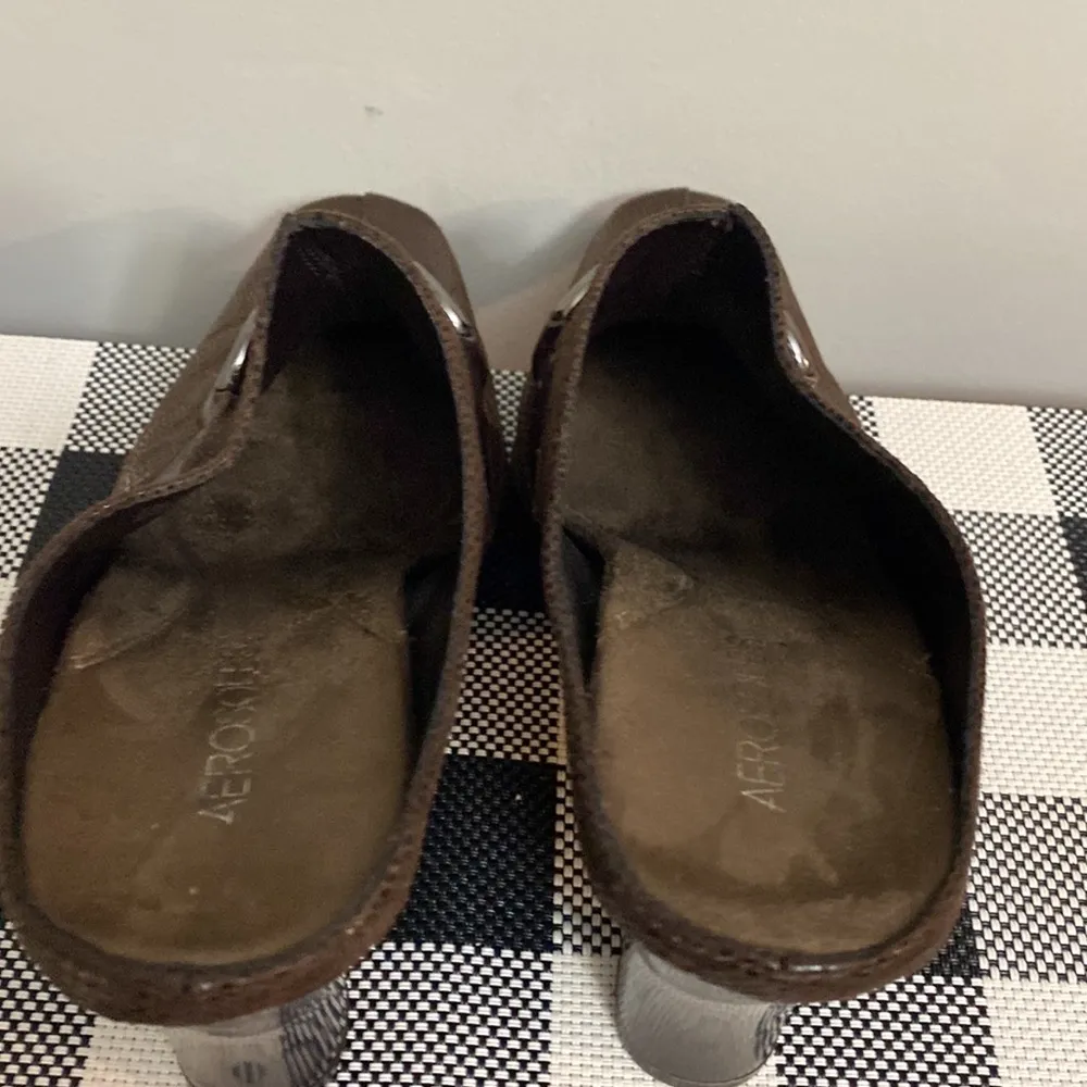 Aerosoles women Cinch Worm brown snakeskin shoes size 9 - Image 4