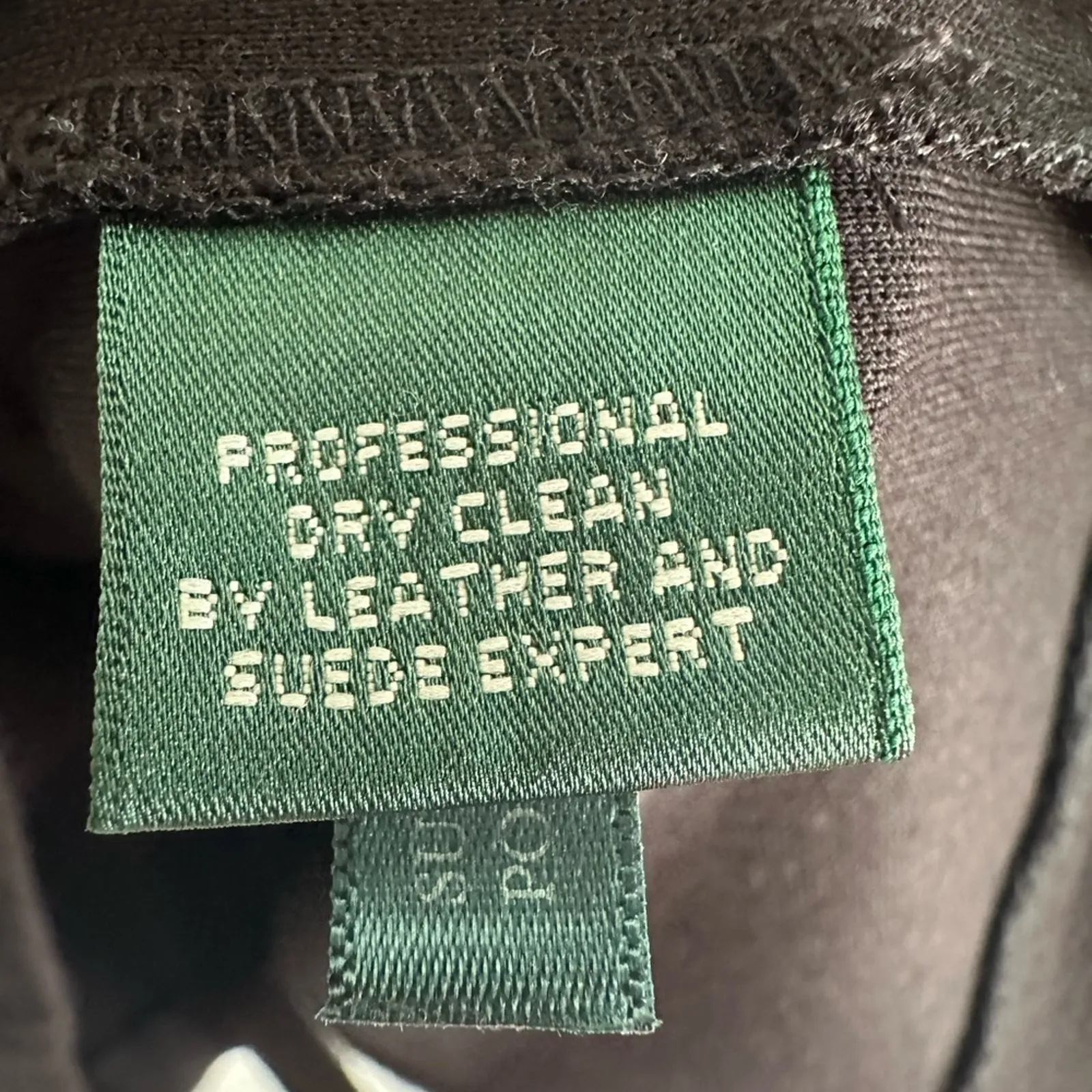 Ralph Lauren Black Dress Brown Leather Party Equestrian Old Money Classic Fall - Image 6