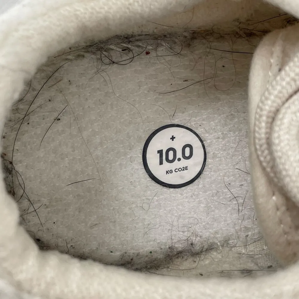 Allbirds Wool Sneakers Runner Fluffs White Merino Wool Athletic Shoes US Size 9 - Image 13