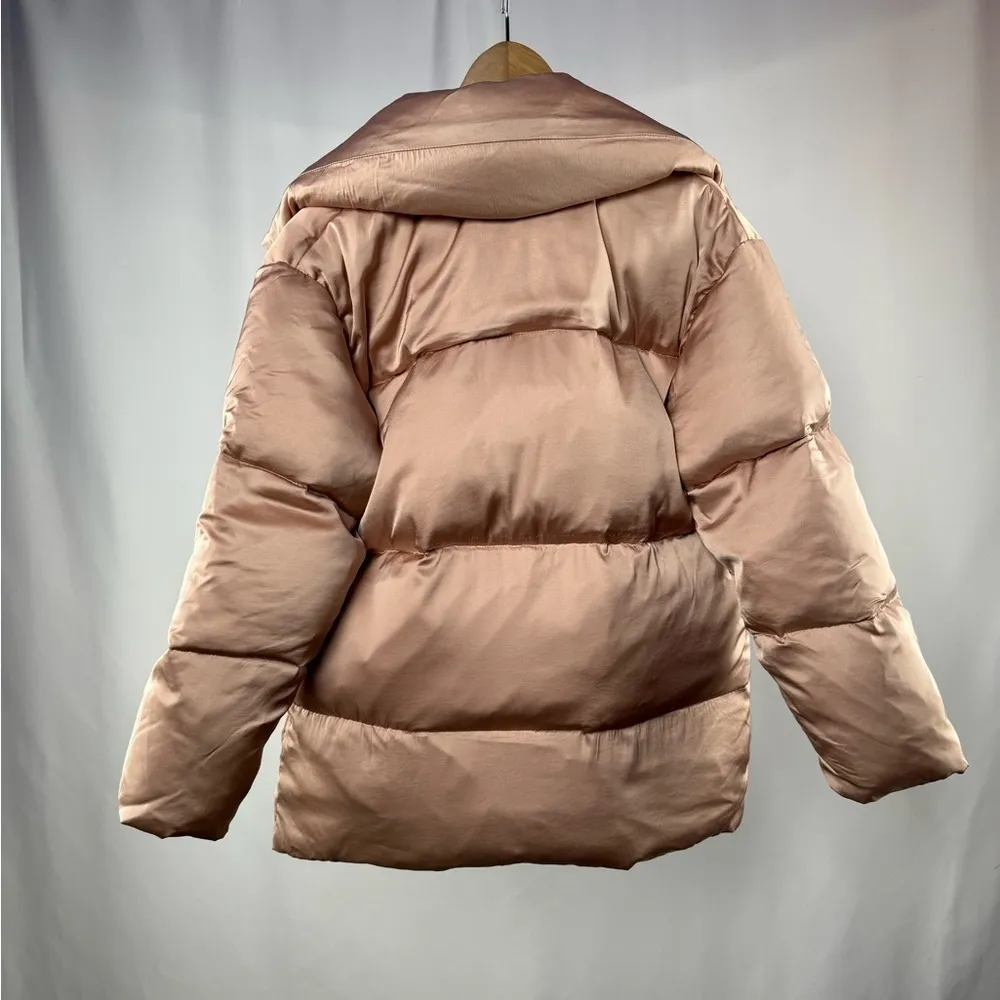 NWT DUNDAS x Revolve Audrey Down Puffer‎ Jacket in Blush Size Extra Small Pink - Image 10