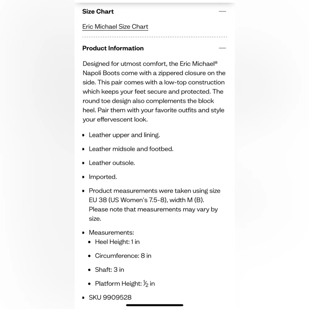 NWOB Eric Michael Napoli black suede ankle bootie size 36 US 6 women 680 - Image 2