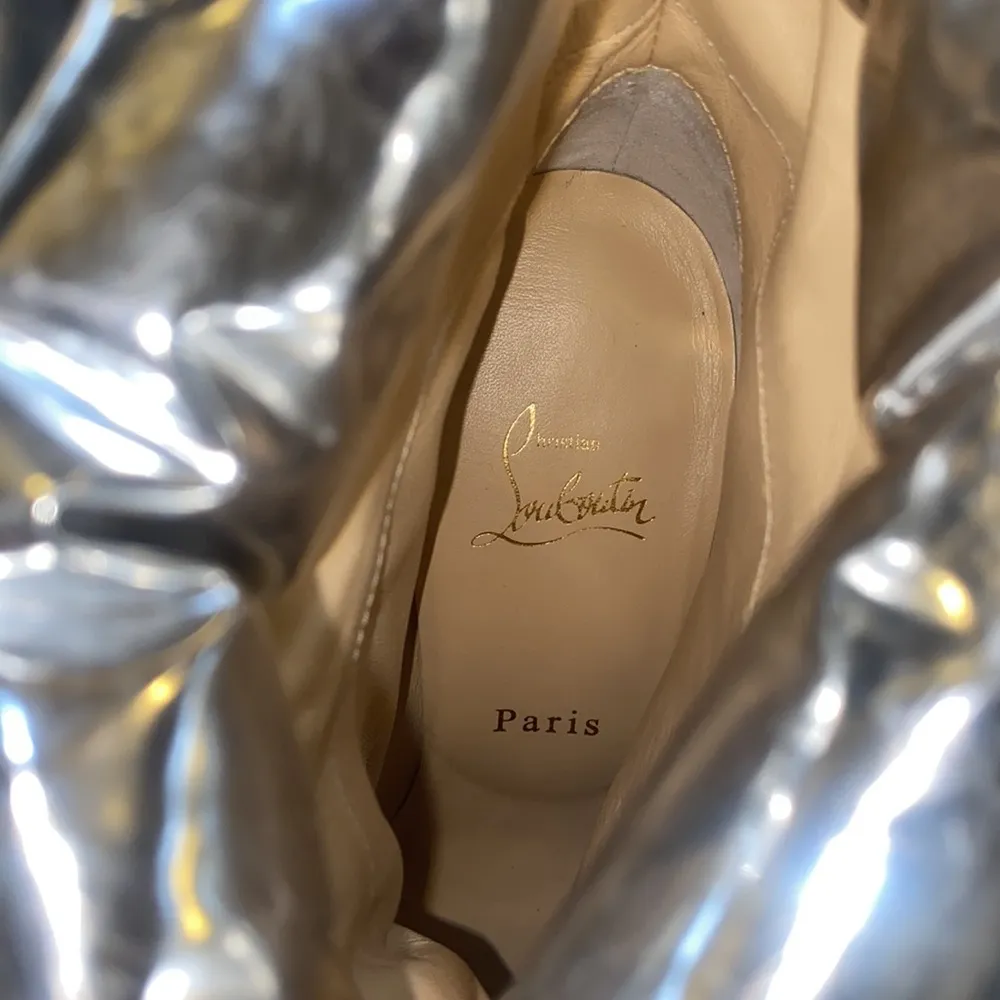 Christian Louboutin Oriona 100 Padded Nylon Boot - Image 9