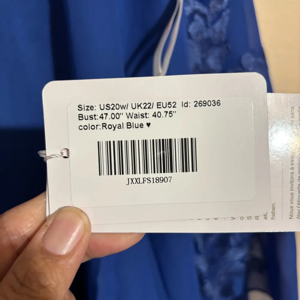 NWT JJs House Formal Blue Dress Mother of the Bride sz 20W - Image 6