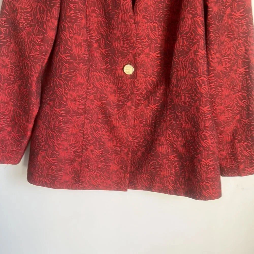 Misook Wispy Pattern Woven Jacket - Image 6