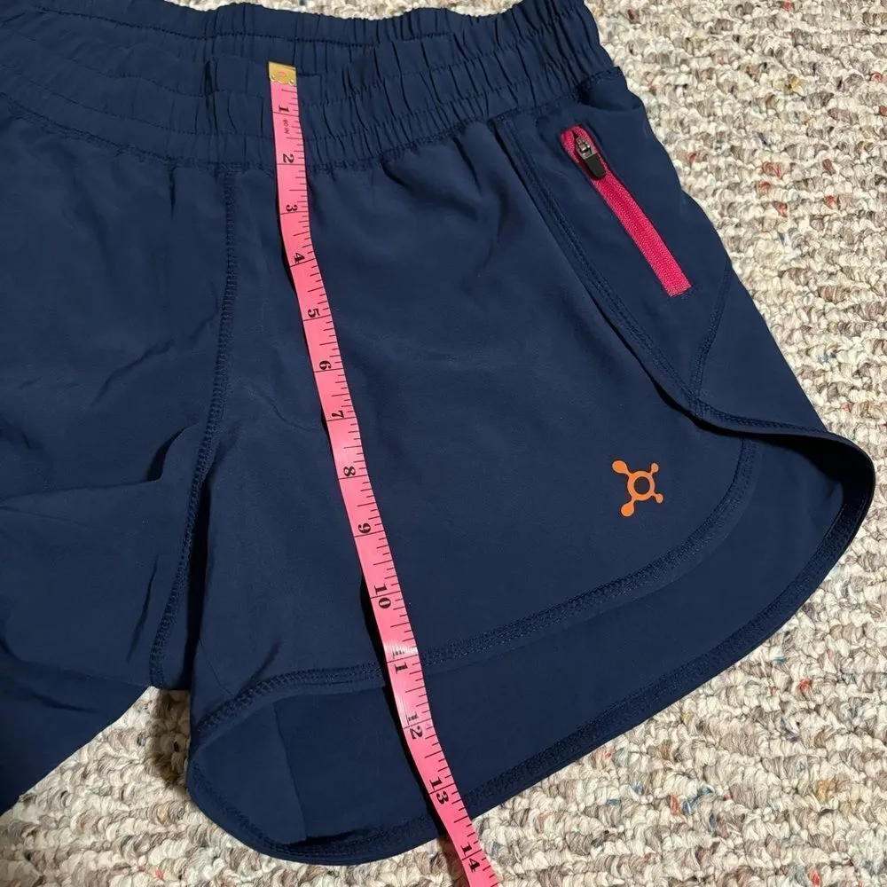 Orangetheory Fitness OTF Navy Blue Running Shorts Lined- Size XS - Image 5
