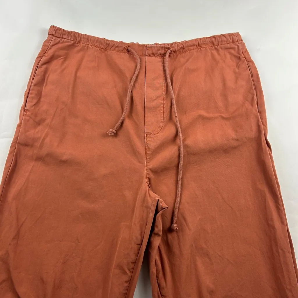 Free People Terracotta Canvas Slouchy Ankle Pant M - Image 2