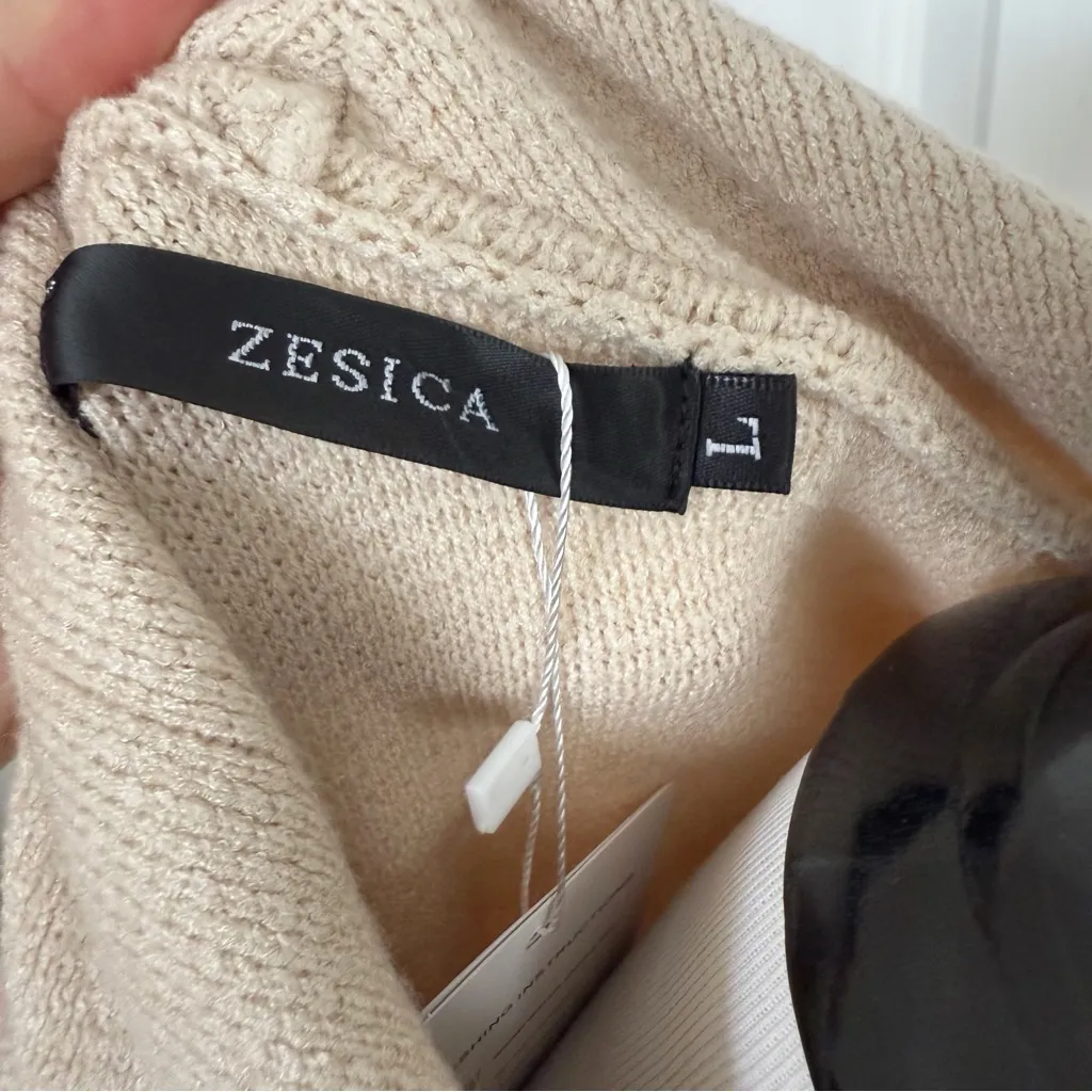 NWT Zesica Open Draped Cardigan Size Large - Image 8