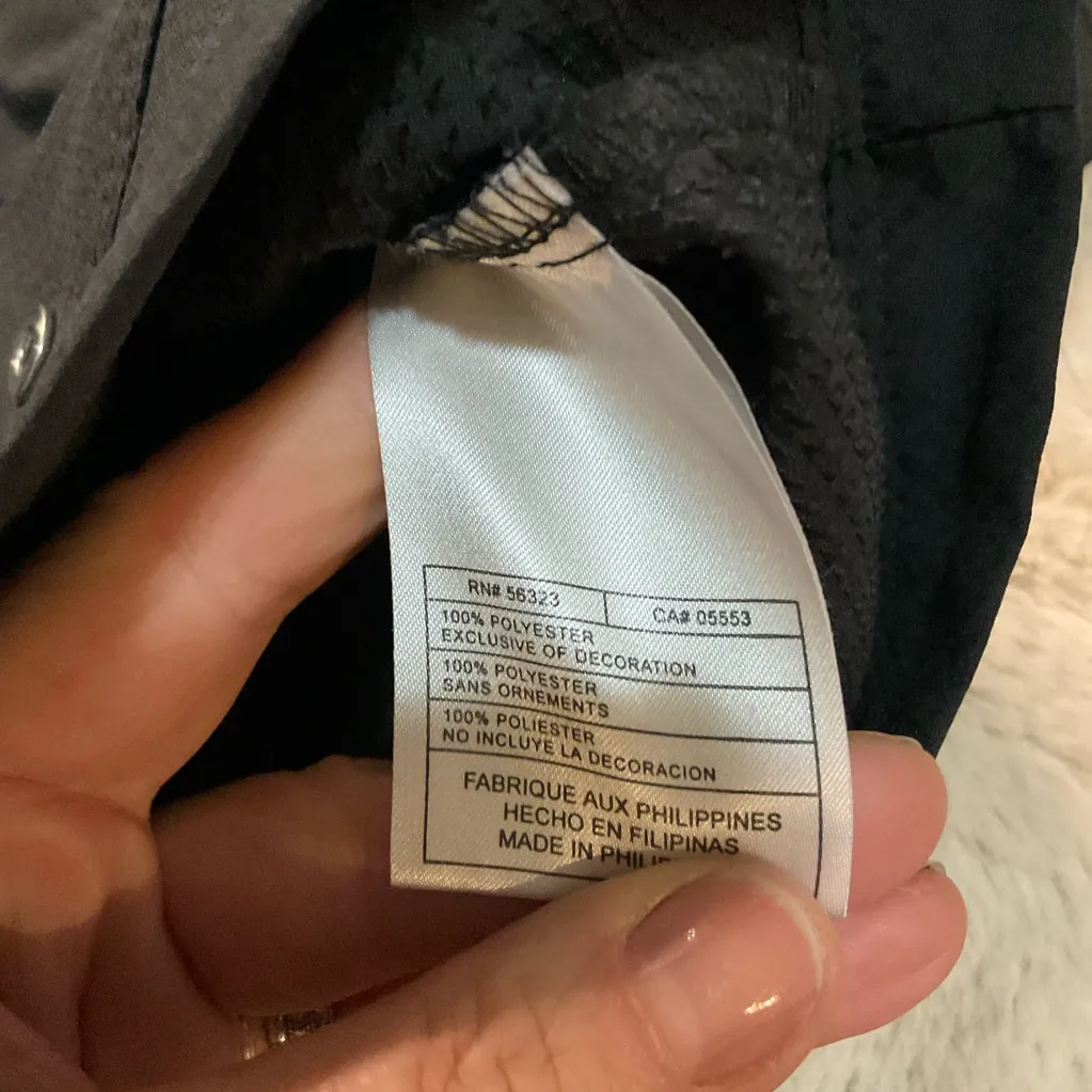 Nike Sphere‎ Dry Jacket Womens Small Mesh Hooded Zip Front Pockets Black - Image 6