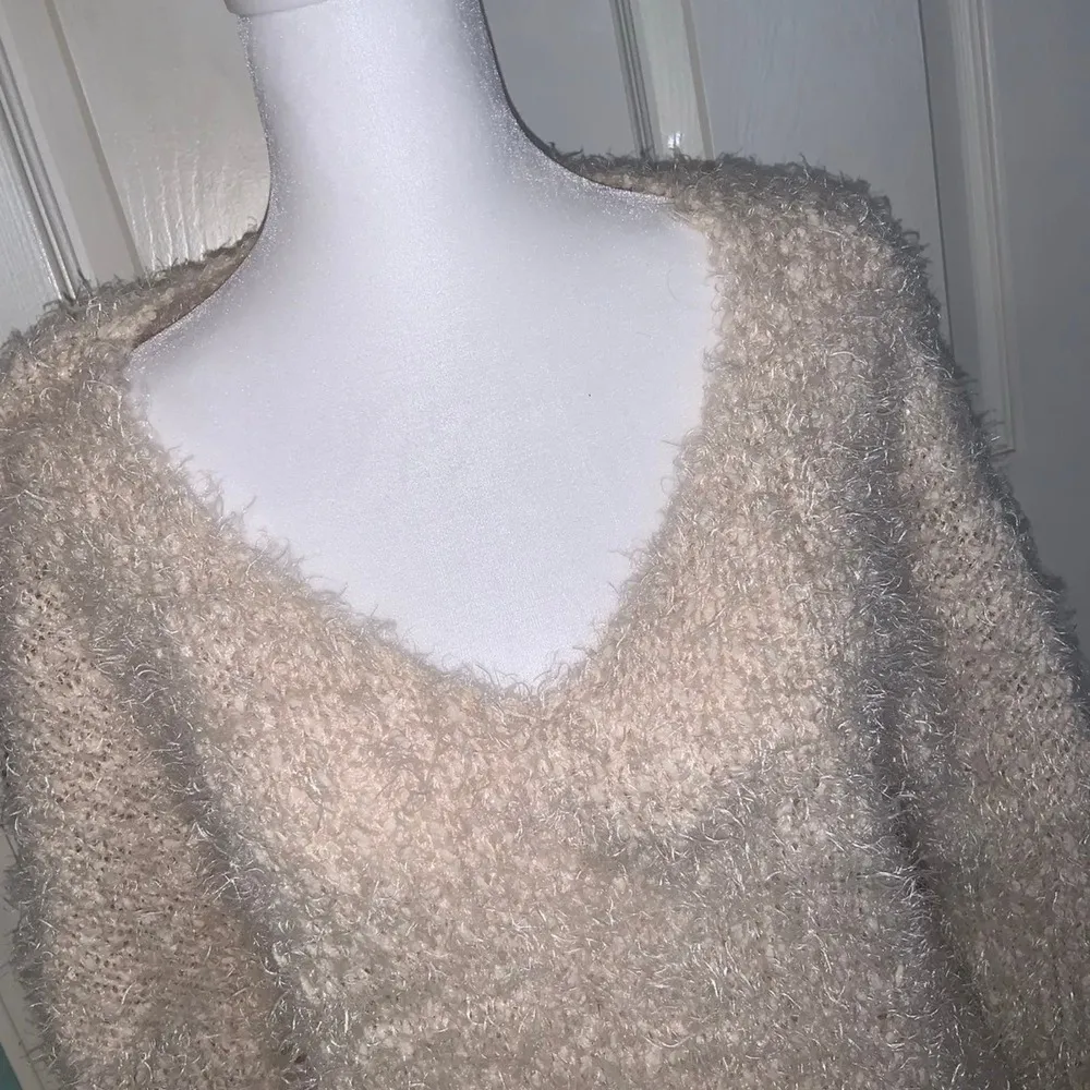 Boutique super soft lace sweater cozy winter Victorian classic boho coquette - Image 4