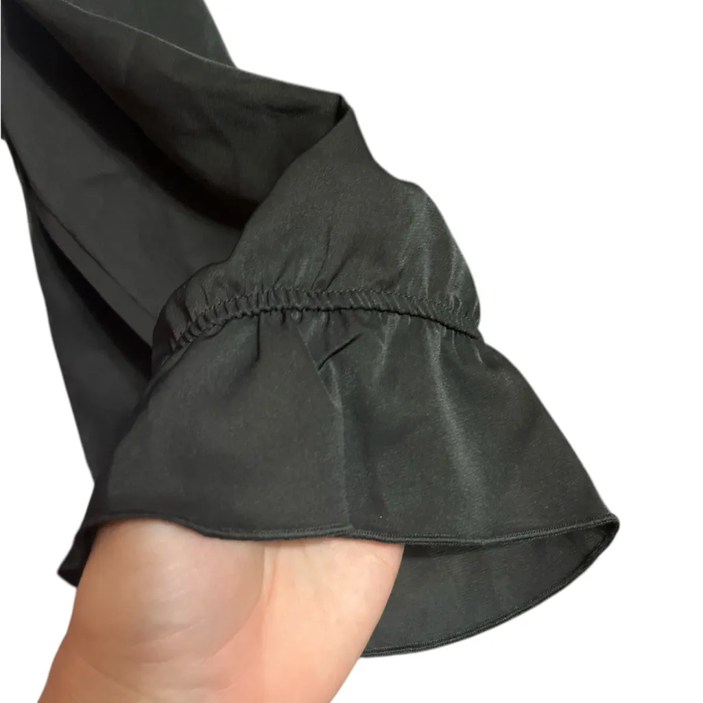 Elegant Black Ruffle Blouse - Image 6