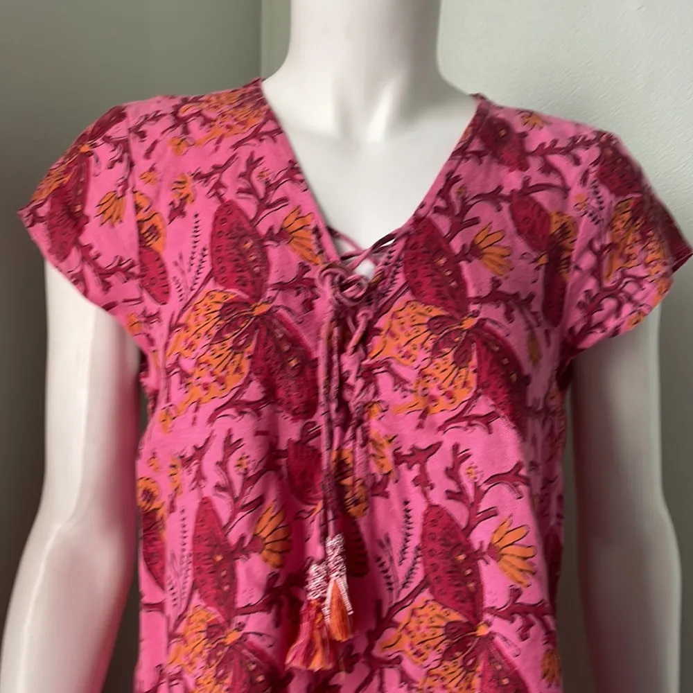 Calypso St. Barth Calypso Pink Patterned Dress - Image 2