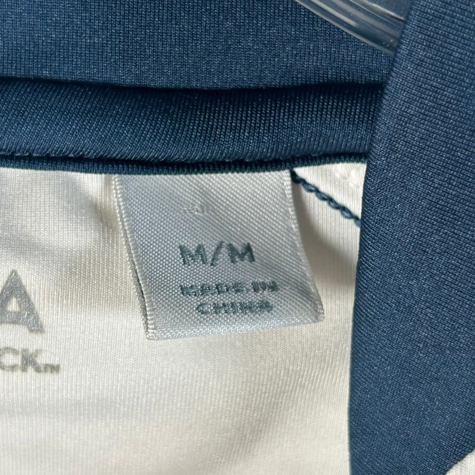 ANNIKA Cutter & Buck Womens Polo Shirt Ivory Blue Trim Golf Activewear M White Size M - Image 5