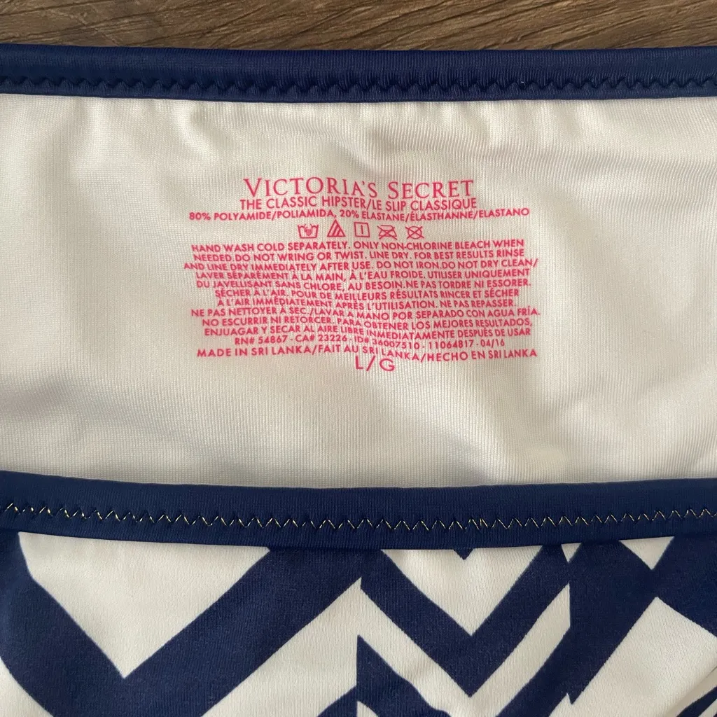 Victoria’s Secret swimsuit hipster bottom size large geometric print - Image 3