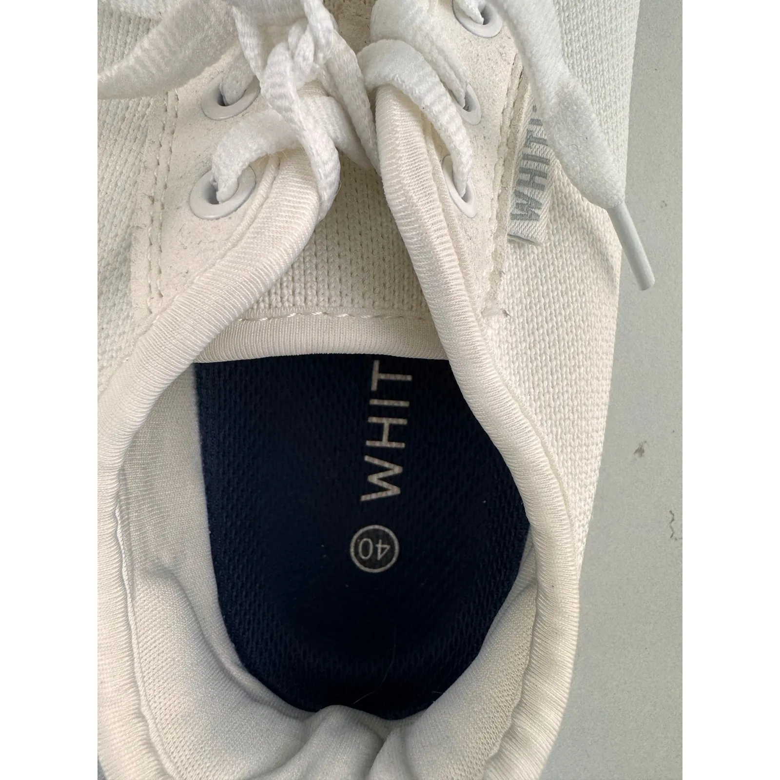 WHITING White Mesh Sneakers Barefoot Minimalist Athletic Shoes Size 40 9.5 - Image 5