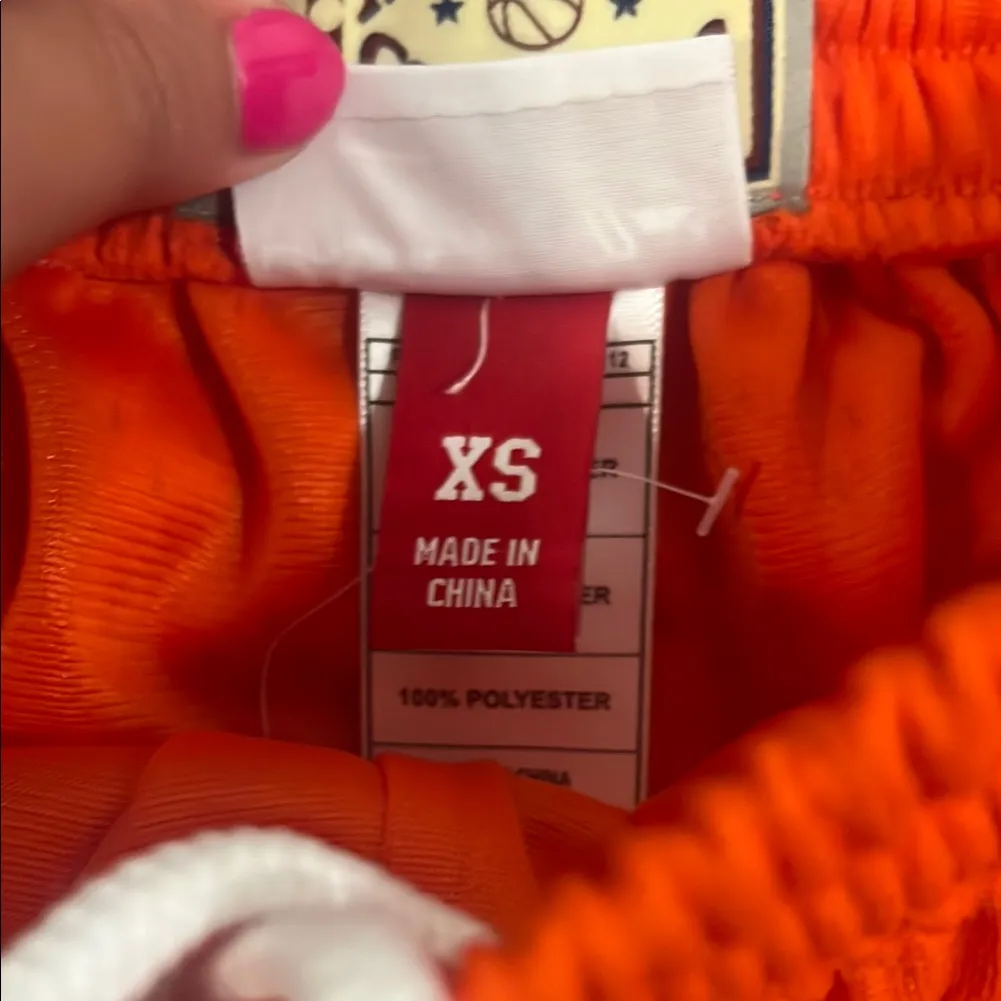 Mitchell & Ness  Orange Athletic Shorts - Image 4