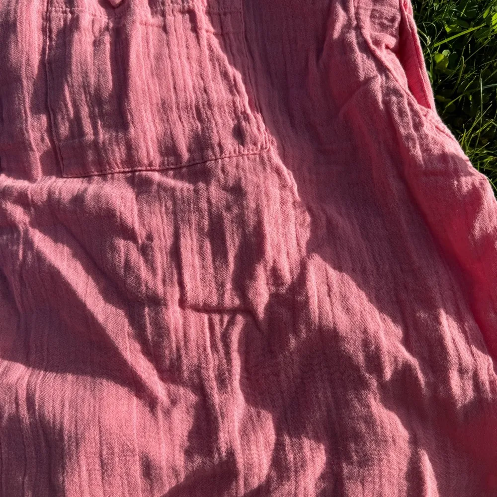 Short-Sleeve Crinkled Button-Down Shirt - Image 4