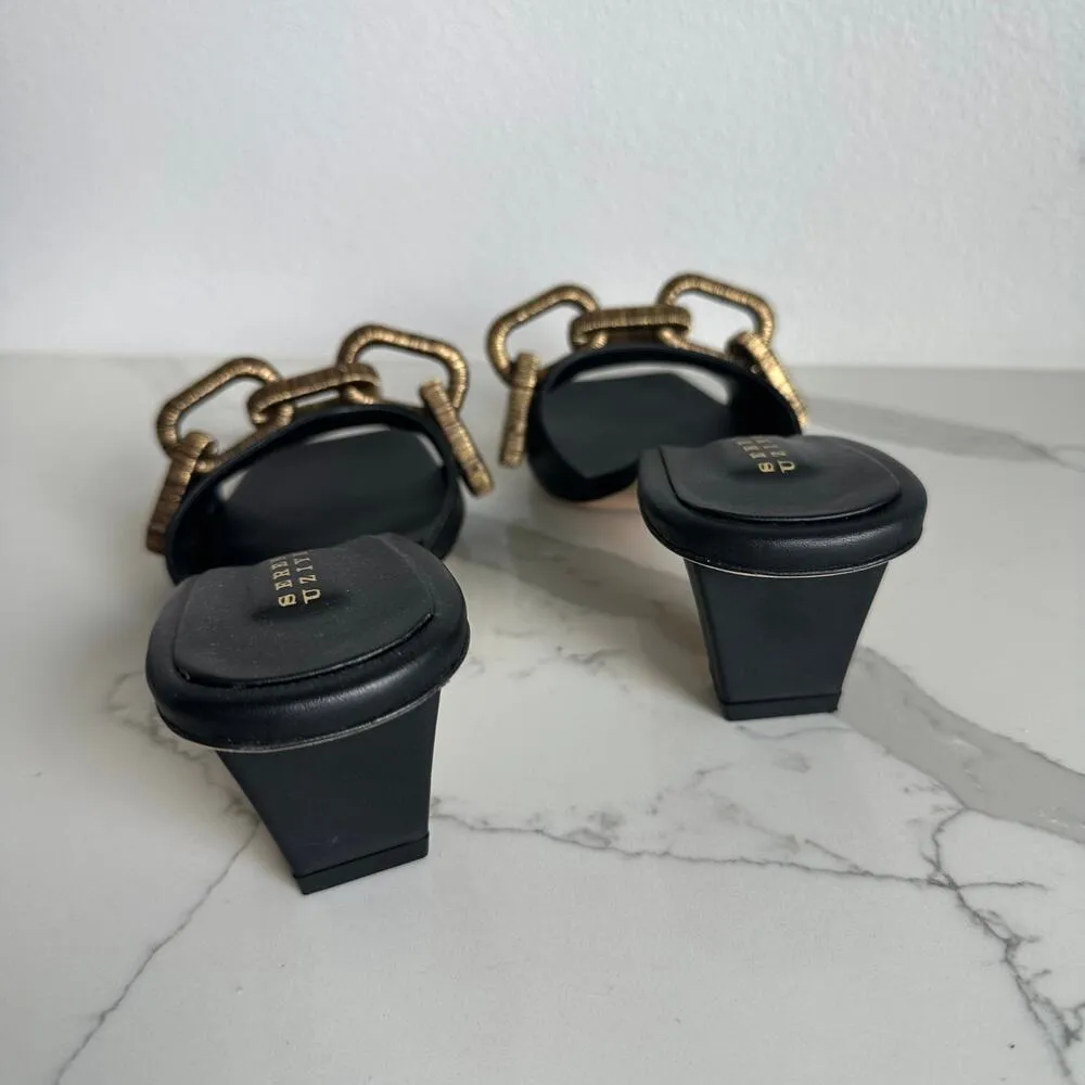 Serena Uziyel Catena Black & Gold Mid - Image 4